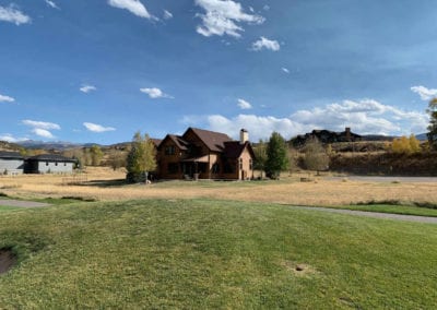 View of the 43 Baler Ct from the 6th hole of the Eagle Ranch Golf Course | Havlik Real Estate | www.vailproperties.com